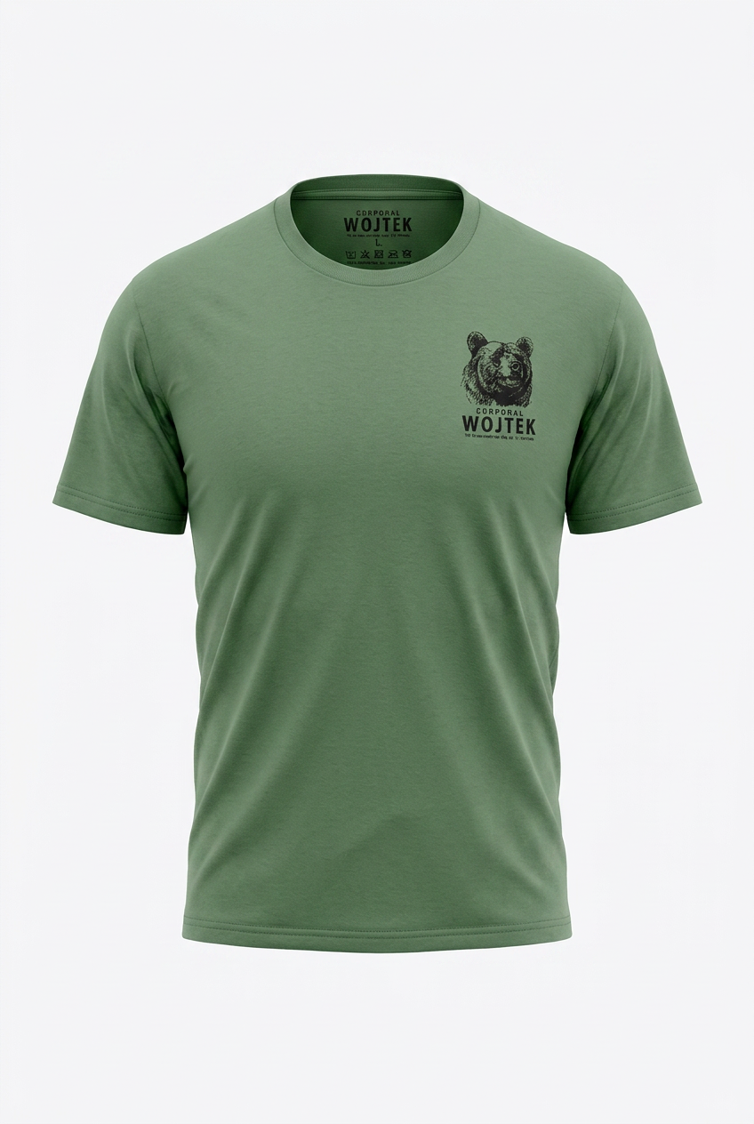 Koszulka Corporal Wojtek, zieleń miętowa