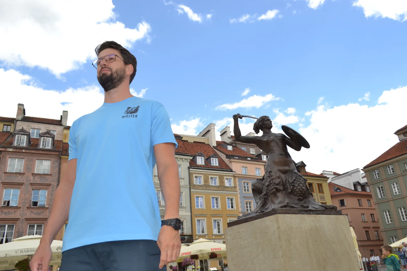 Corporal Wojtek T-Shirt, Italian Blue, from the brand shoot: before the mermaid