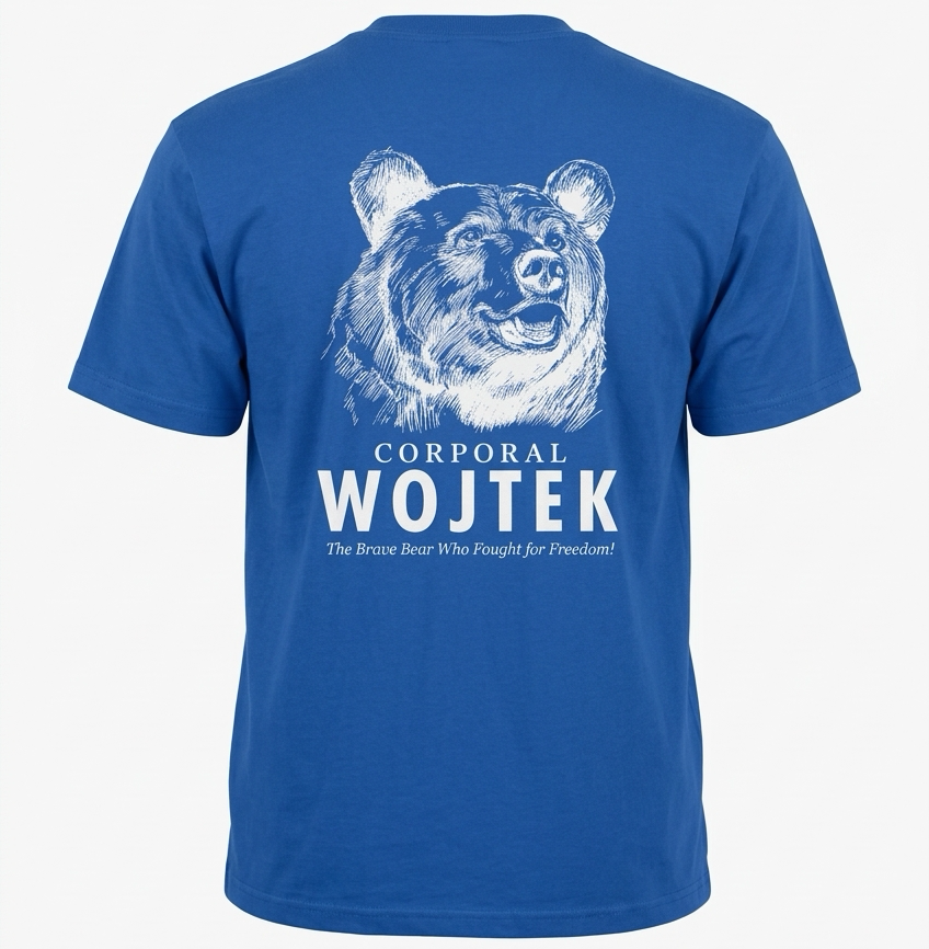 Koszulka Corporal Wojtek, intensywny błękit