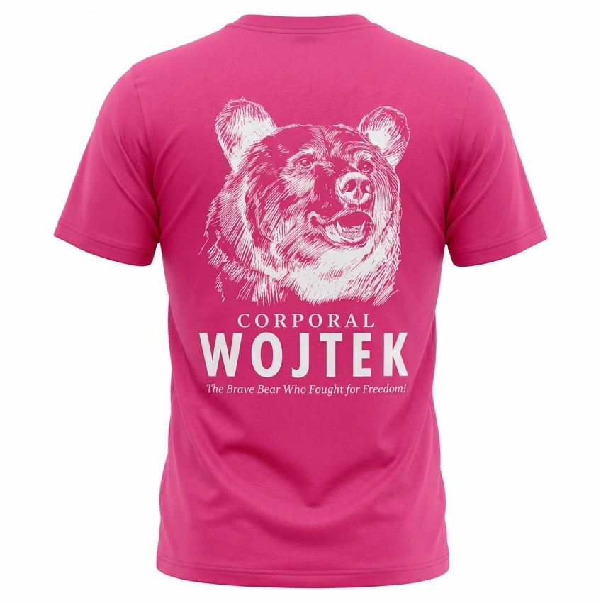 Koszulka damska Corporal Wojtek, różowa
