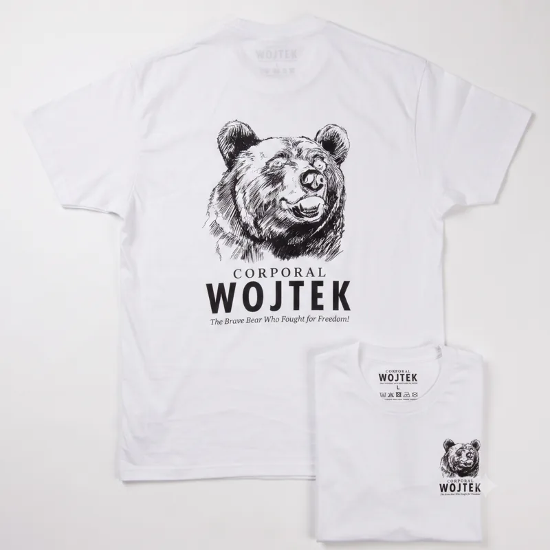 Corporal Wojtek T-Shirt Męski Biały Nocne Oko