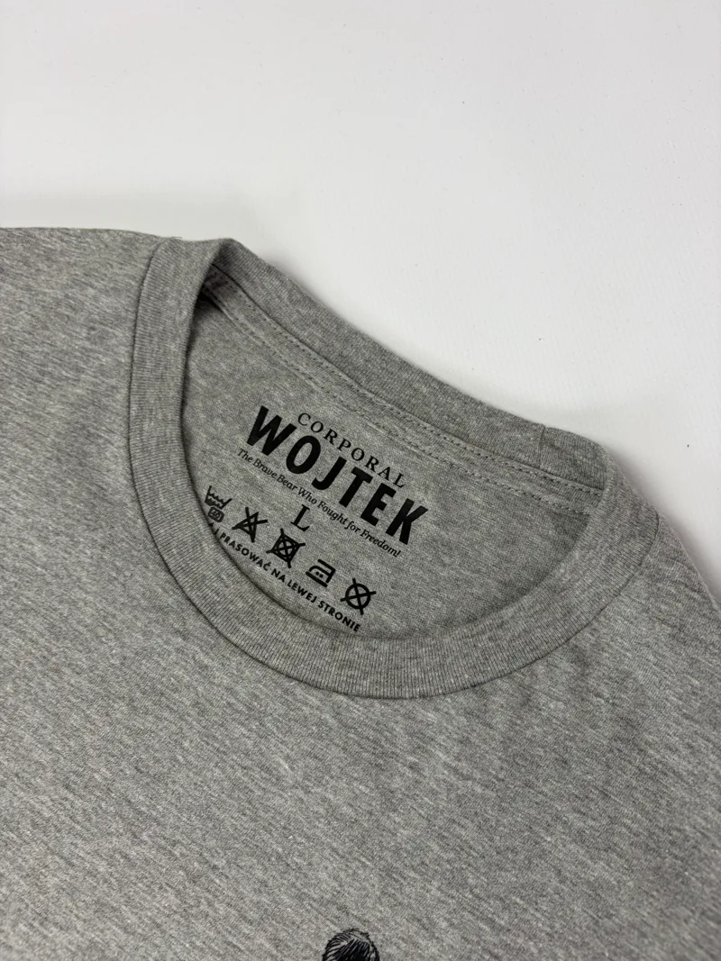 Corporal Wojtek T-Shirt Męski Szary Nocne Oko, zdjęcie 4 z 4