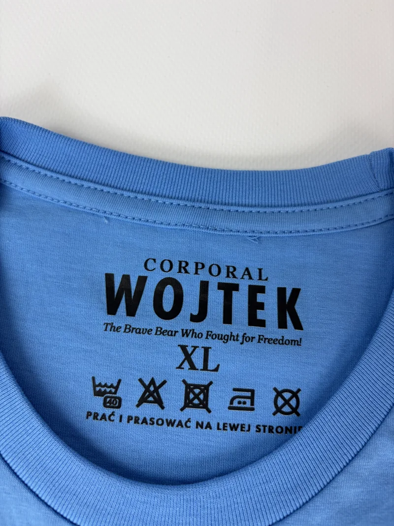 Corporal Wojtek T-Shirt Męski Włoski Błękit, zdjęcie 4 z 7