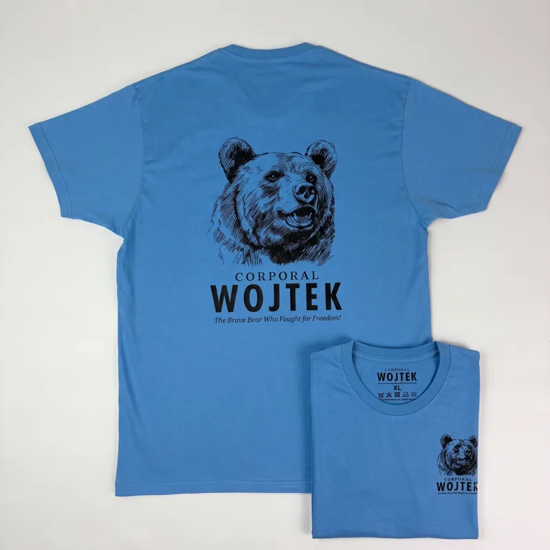 Corporal Wojtek T-Shirt Męski Włoski Błękit