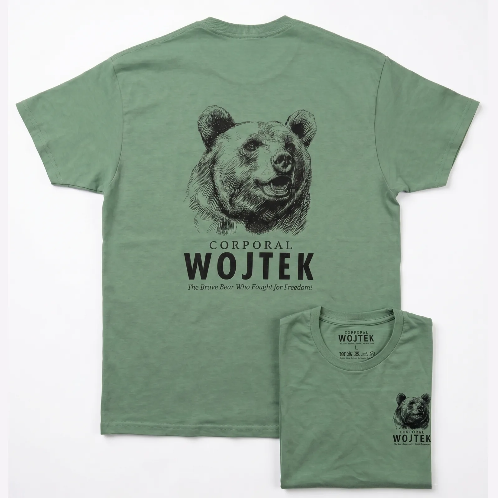 Corporal Wojtek T-Shirt, Mint Green